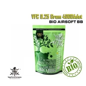 VFC 0.25 Gram AIRSOFT BIO BB 4000Adet
