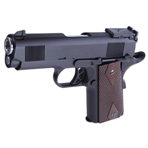 WE Full Metal COLT 1911 Mini Siyah Airsoft GBB Tabanca Kahve Kabza (WE-E003B)