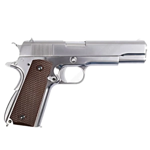 WE COLT 1911 Silver Kahve Kabza GBB Airsoft Tabanca
