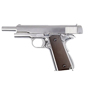 WE COLT 1911 Silver Kahve Kabza GBB Airsoft Tabanca