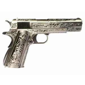 WE Colt 1911 Etched Gravür İşlemeli GBB Airsoft Tabanca