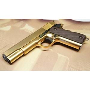 WE M1911 FULL METAL-24K Gold Plated Altın Kaplı Airsoft Tabanca (WE-E007A)