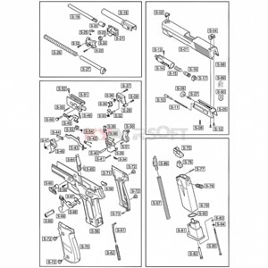 WE F226 - F228 - F229 - MK25 Magazine Output Valve/ Gaz Çıkış Valfi Parça #78