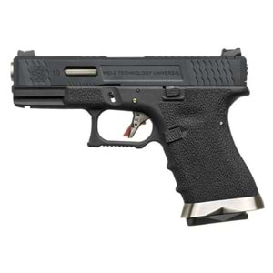 WE G19 T5 GBB AIRSOFT TABANCA BK SLIDE / SV BARRREL / BK FRAME