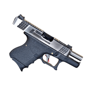 WE GLOCK26 G26 FullAuto T7 GBB Airsoft Tabanca Seti-Silver