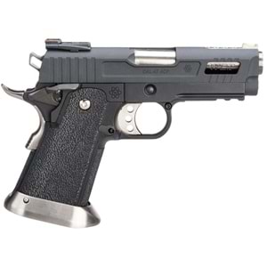 WE Hi Capa 3.8 SIYAH FullAUTO Airsoft Tabanca Velociraptor (WE-H007WET-1)