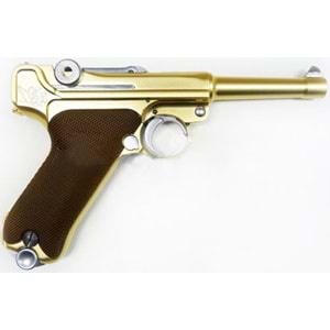 WE P08 ALTIN LUGER GOLDEN (S) 4'' Namlu AIRSOFT TABANCA