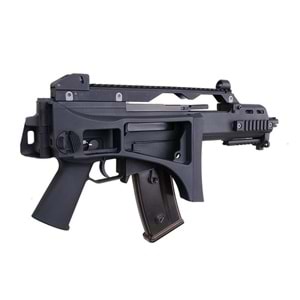 WE Tech 999-G36C GBB Gas Blowback Airsoft Tüfek - Siyah - HardCase WE-R-G001