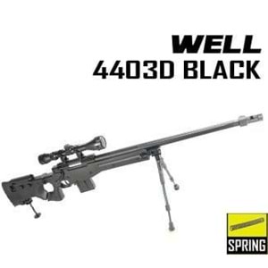 WELL Sniper 4403D BLACK Bipod ve Dürbün