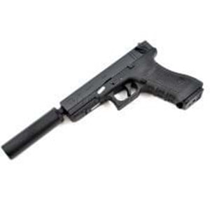 WE Airsoft Tabancalar için susturucu + Uzun İç Namlu (20/60FPS)