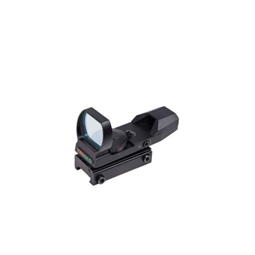 Truglo Çift Renkli 5 MOA Açık Red Dot Siyah - Siyah