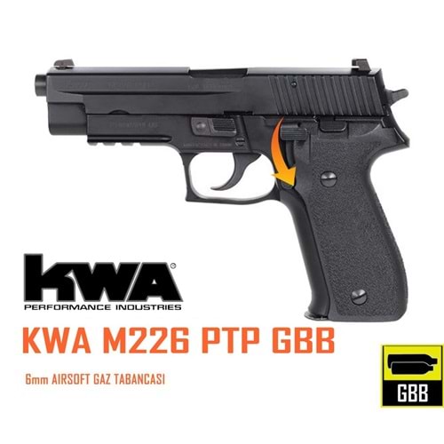KWA M226 PTP TACTICAL RAIL AIRSOFT TABANCA