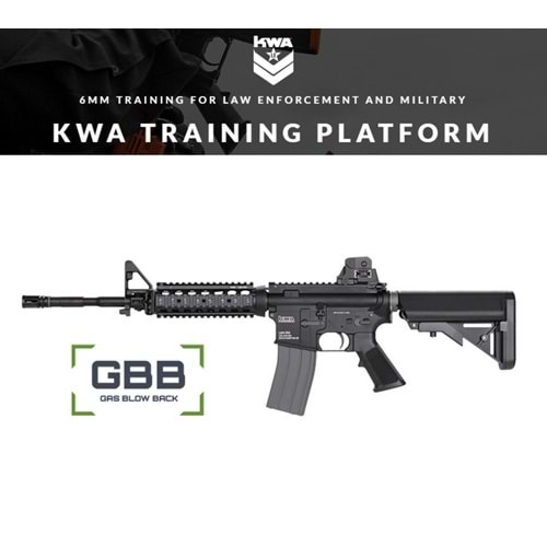 KWA LM4 RIS PTR GBB AIRSOFT Personal Training Rifle