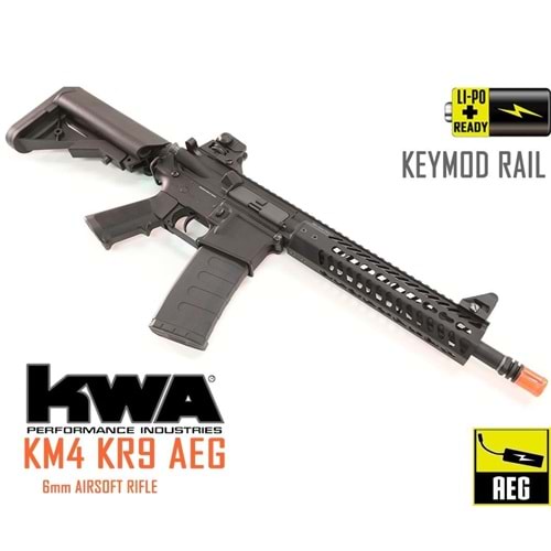 KWA KM4 KR9 LIPO READY AEG AIRSOFT TÜFEK