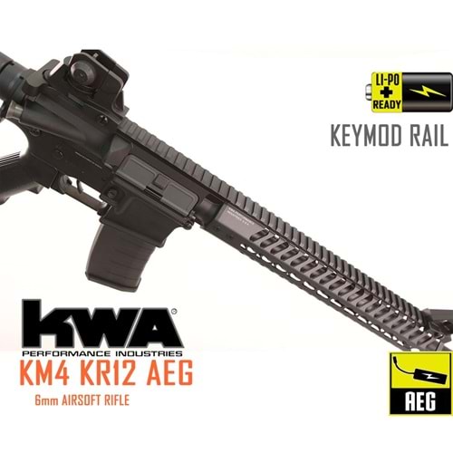 KWA KM4 KR12 LIPO READY AEG AIRSOFT TÜFEK