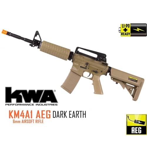 KWA KM4A1 TAN AEG LiPO Ready