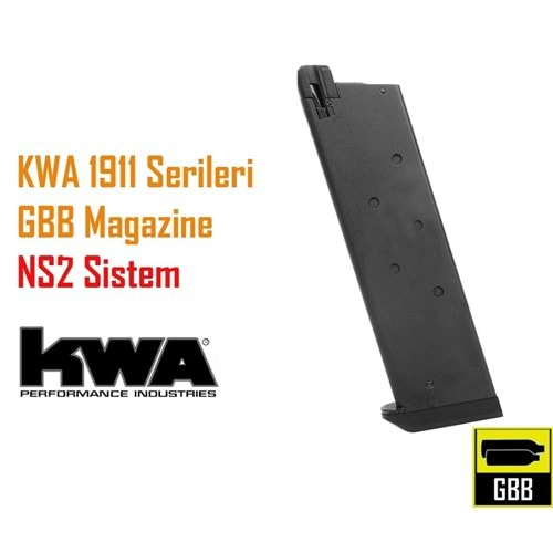 KWA M1911 MKI - MKIV Şarjör (21 Kapasite)