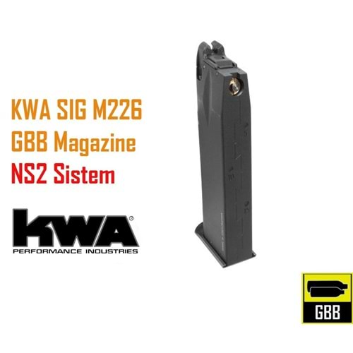 KWA M226 NS2 GBB Şarjör (25 Kapasite)