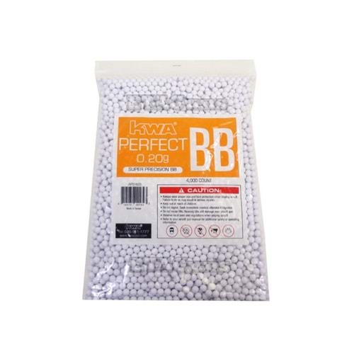 KWA 0.20G PERFECT BB Airsoft Mermi 4000 Adet