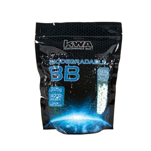 KWA 0.25G (0,25g) BIO BB Airsoft Mermi 4000 Adet