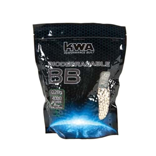 KWA 0.28G BIO BB Airsoft Mermi 4000 Adet