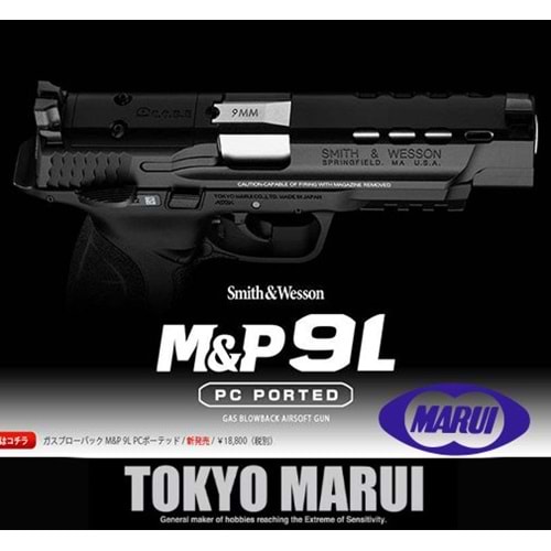 Tokyo Marui MP9L PC PORTED GBB Airsoft Tabanca