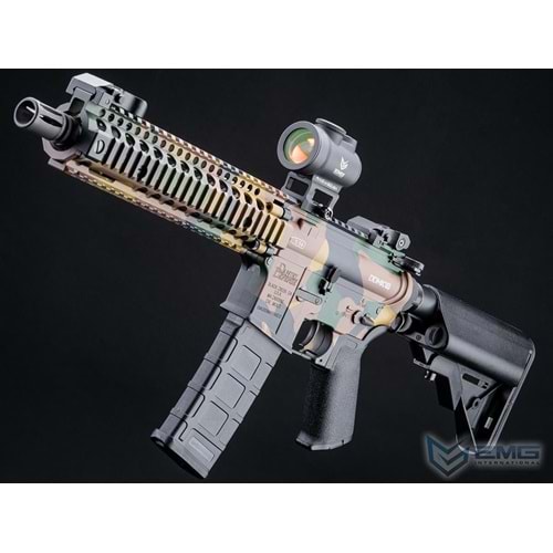 EMG Daniel Defense Lisanslı DDMK18 WOODLAND Airsoft AEG Tüfeği, CYMA Platinum QBS