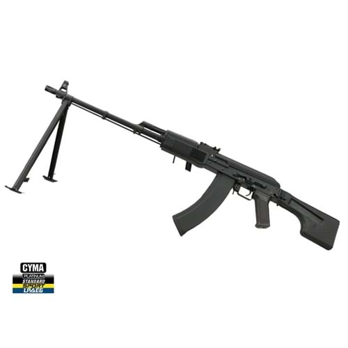 CYMA CM052A Full Metal RPK Airsoft AEG Siyah - Katlanır dipçik - Bipod dahil