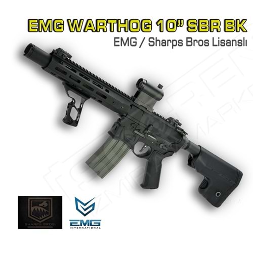 EMG Sharps Bros WARTHOG 10 SBR BK