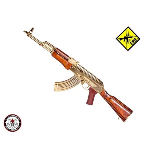 G&G Gerçek AĞAÇ - Altın Kaplama GKM Airsoft EBB Airsoft AEG Tüfek - Sınırlı Sayıda