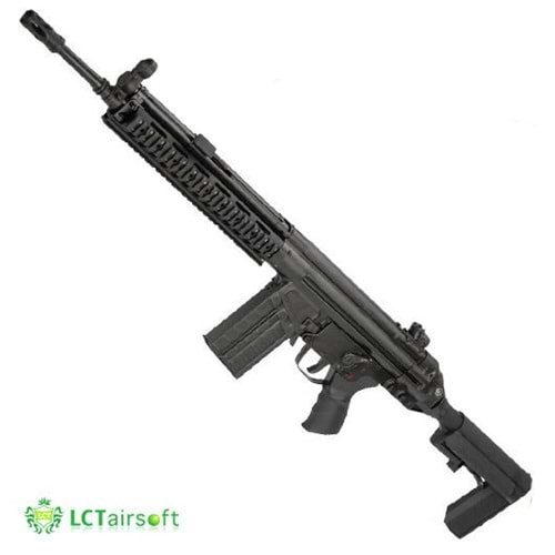 LCT G3 AR RIS Kundaklı AEG Airsoft Tüfek - Siyah