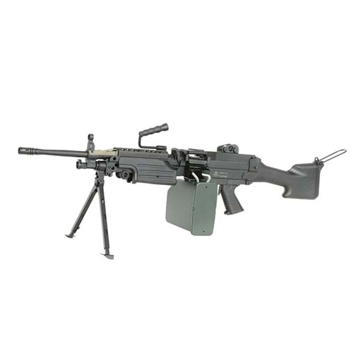 A&K FN LISANSLl M249 MKII SIYAH FULL METAL Airsoft Makinalı AEG Tüfek