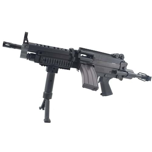 A&K T8 SPS M249K AEG LMG Air Rifle- Lightweight version Airsoft Tüfek