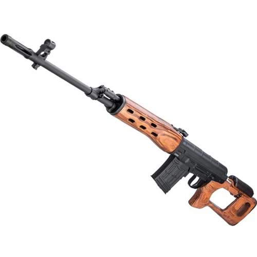 A&K SVD Dragunov Bolt Action Airsoft Spring Sniper Tüfek (Gerçek Ağaç / 500 FPS)