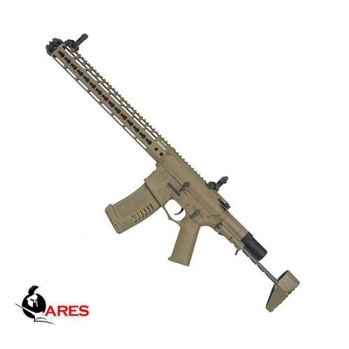Ares AMOEBA 13.5'' M4 ''Keymod Handguard'' AEG Airsoft Tüfek - Dark Earth