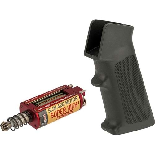 ARES AIRSOFT M4 SIYAH GRIP VE MOTOR SETI (AR-PGM4-B)
