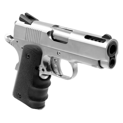 AW COLT 1911 COMPACT SILVER Full Metal Airsoft GBB Tabanca NE1001