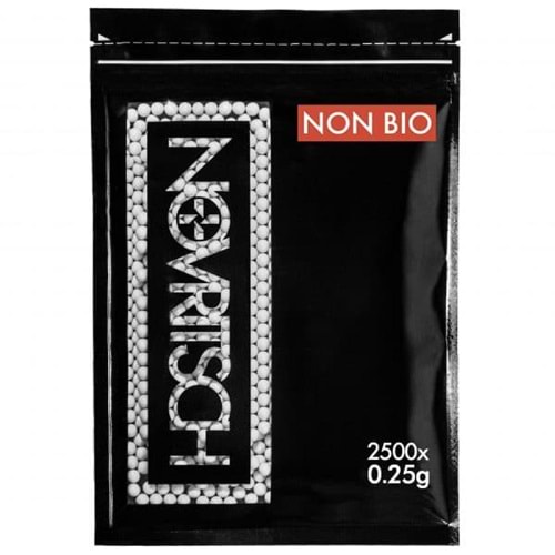 Novritsch 0.25g Non-Bio Airsoft BB - 2500'li Yüksek Hassasiyetli BB (B25N)