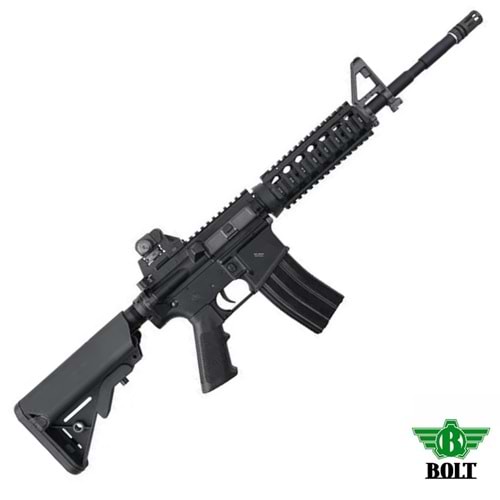 BOLT M4 SOPMOD Full Metal BRRS Tepmeli Airsoft AEG - Black)