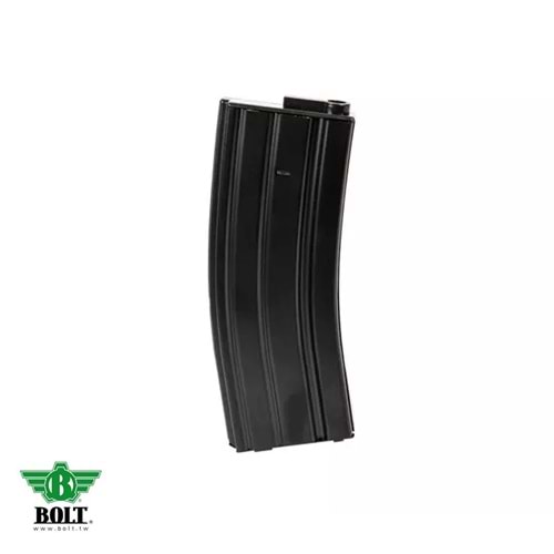 BOLT M4/M16 Replikaları için Mid-Cap 70 BB Orjinal AEG Airsoft Yedek Şarjör - Siyah