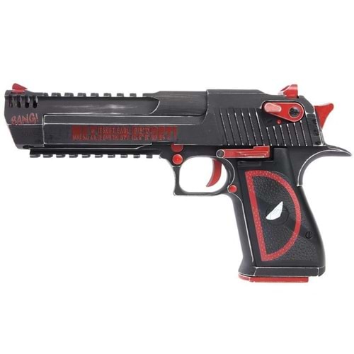 Deadpool x Magnum Research Inc. Desert Eagle 50AE GBBP RAIL AIRSOFT TABANCA