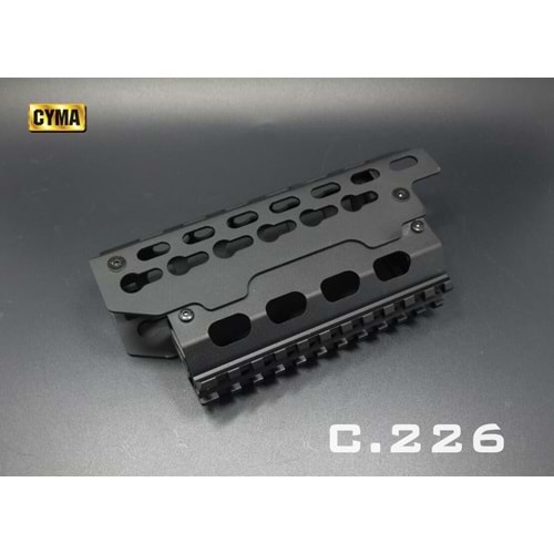 CYMA AKS74U Handguard El Kundağı Full Metal KeyMod Siyah (C226)