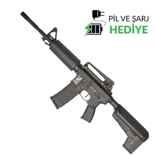 Delta Armory M4 AR15 CLASSIC Metal Alpha Airsoft Tüfek / Siyah DA-A11