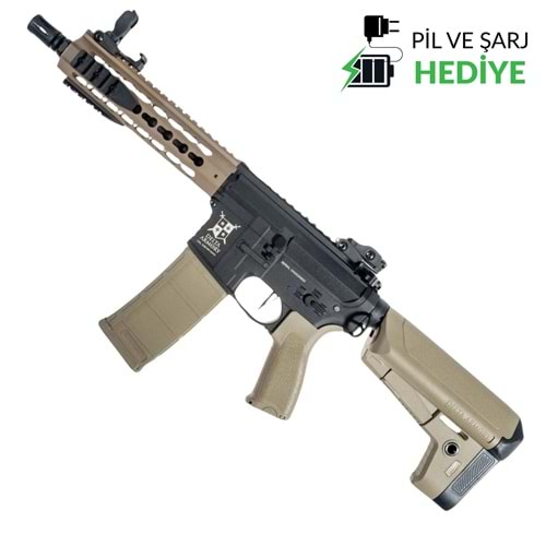 Delta Armory AR15 KeyMod 8” BRAVO PIL SARJ SET Airsoft Tüfek / Yarı Çöl Renk DA-B05-HT
