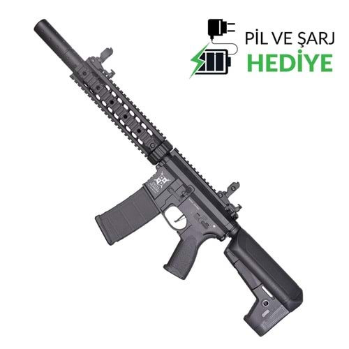 Delta Armory AR15 SilentOps 9'' BRAVO Airsoft Tüfek / Siyah DA-B08