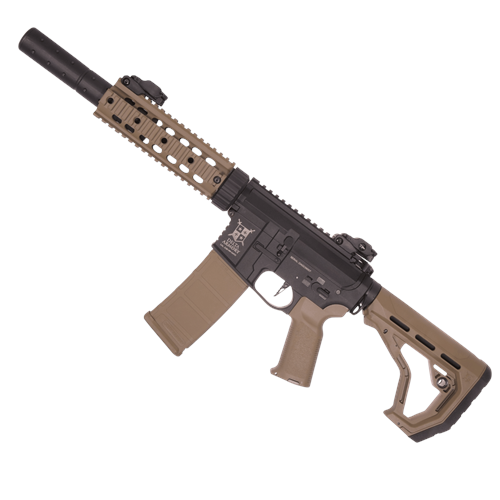 Delta Armory AR15 SilentOps 7'' Charlie EAGLE TAN Siyah AEG Airsoft Tüfek