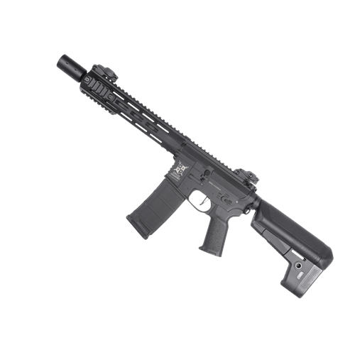 Delta Armory M4 AR15 M-LOK SilentOps 10'' Charlie Siyah Airsoft Tüfek SET DA-C11