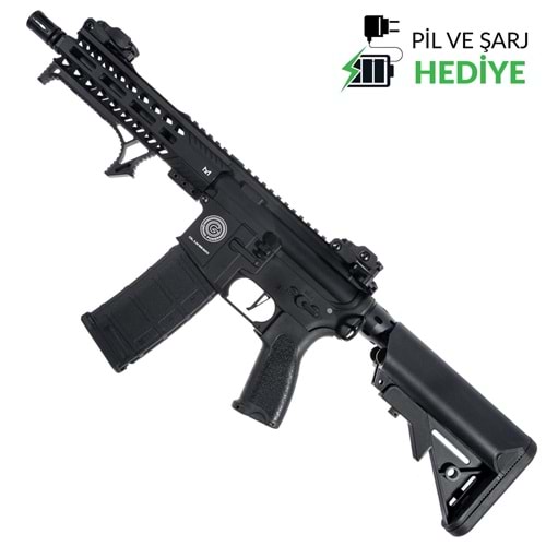 Delta Armory Grand Power AR15 MLOK SHORT ALPHA PIL SARJ SET Airsoft Tüfek / Siyah DA-GP-A13