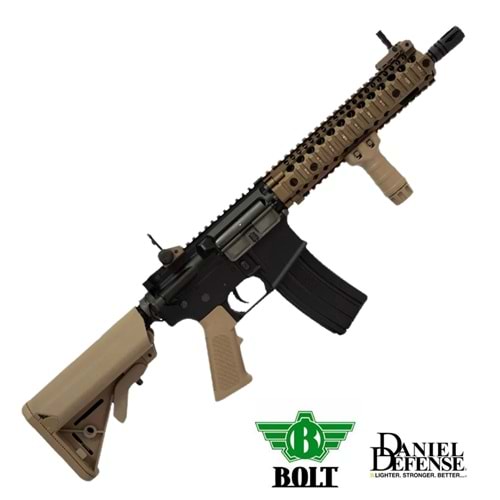 BOLT DANIEL DEFENSE LISANSLI DD MK18 MOD1 BRSS TEPMELI Airsoft Tüfek - TAN