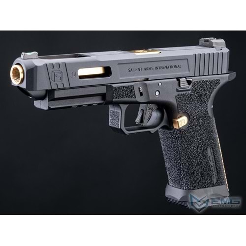 EMG Salient Arms International BLU GBB Airsoft Eğitim Tabancası (Siyah & Gold ) SA-TO0110